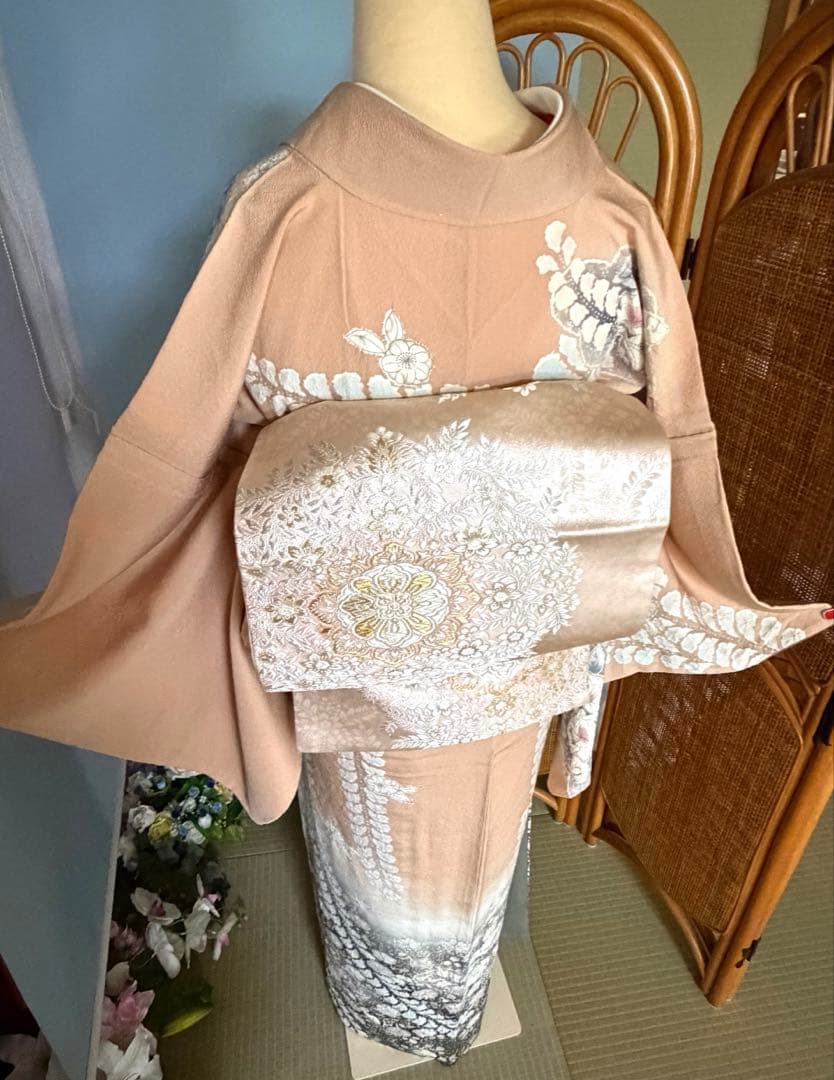 訪問着フルセット　辻ヶ花　翠山工房　落款入り