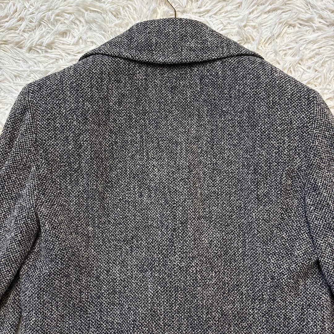 希少☆【マックスマーラ】白タグ　ツイード　ダブルフェイス　スカートスーツ　J38