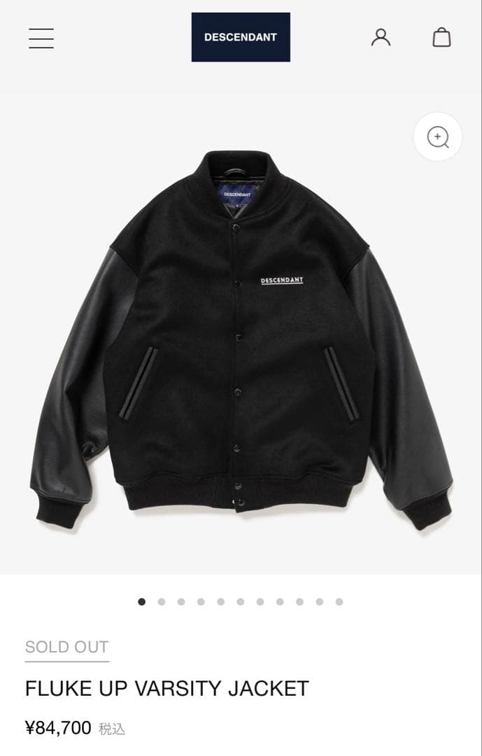 Blessed様DESCENDANT VARSITY JACKET スタジャン