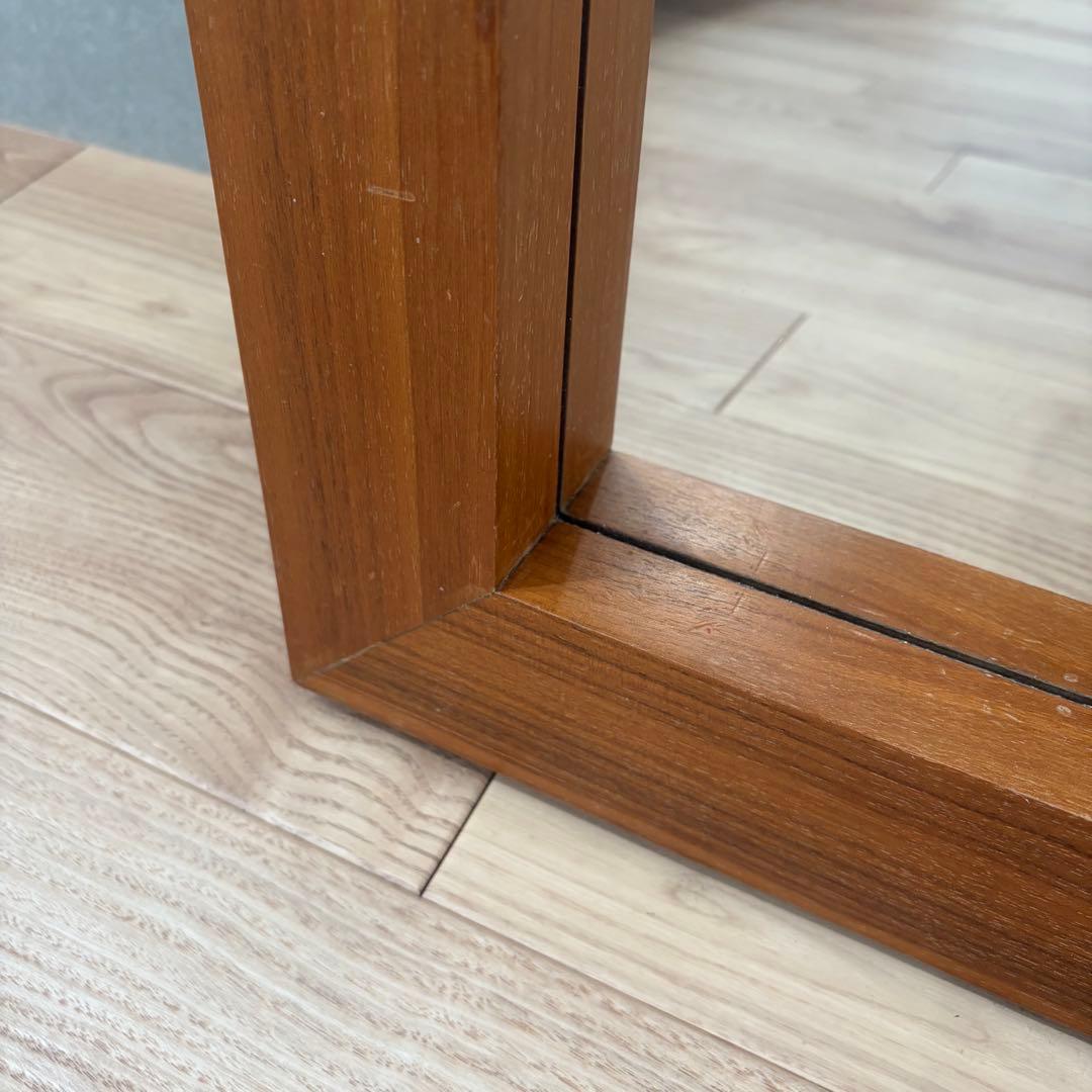 ACTUS 大型 ガラスミラー 全身鏡 姿見鏡 スタンドミラー 木製フレーム 鏡