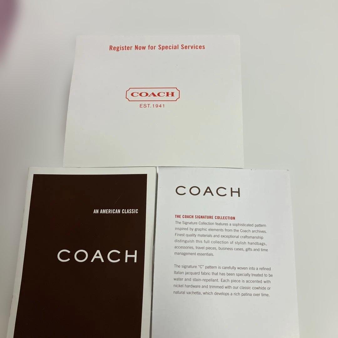 バッグ COACH shoulder bag tassel Signature pink