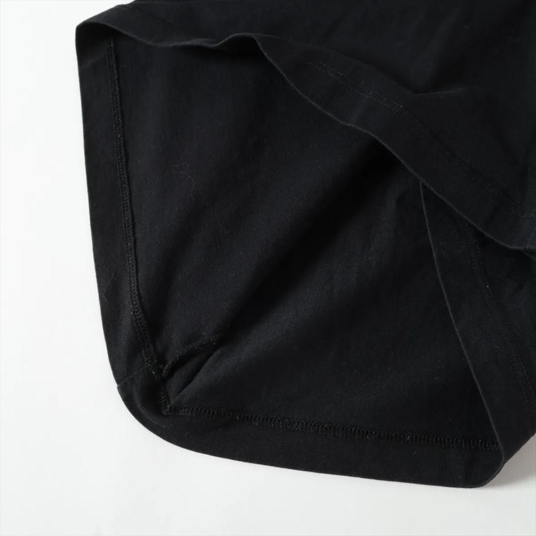 【未使用級】メゾンマルジェラ 23SS コットン Tシャツ XS ブラック