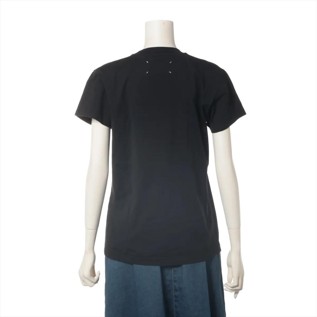 【未使用級】メゾンマルジェラ 23SS コットン Tシャツ XS ブラック