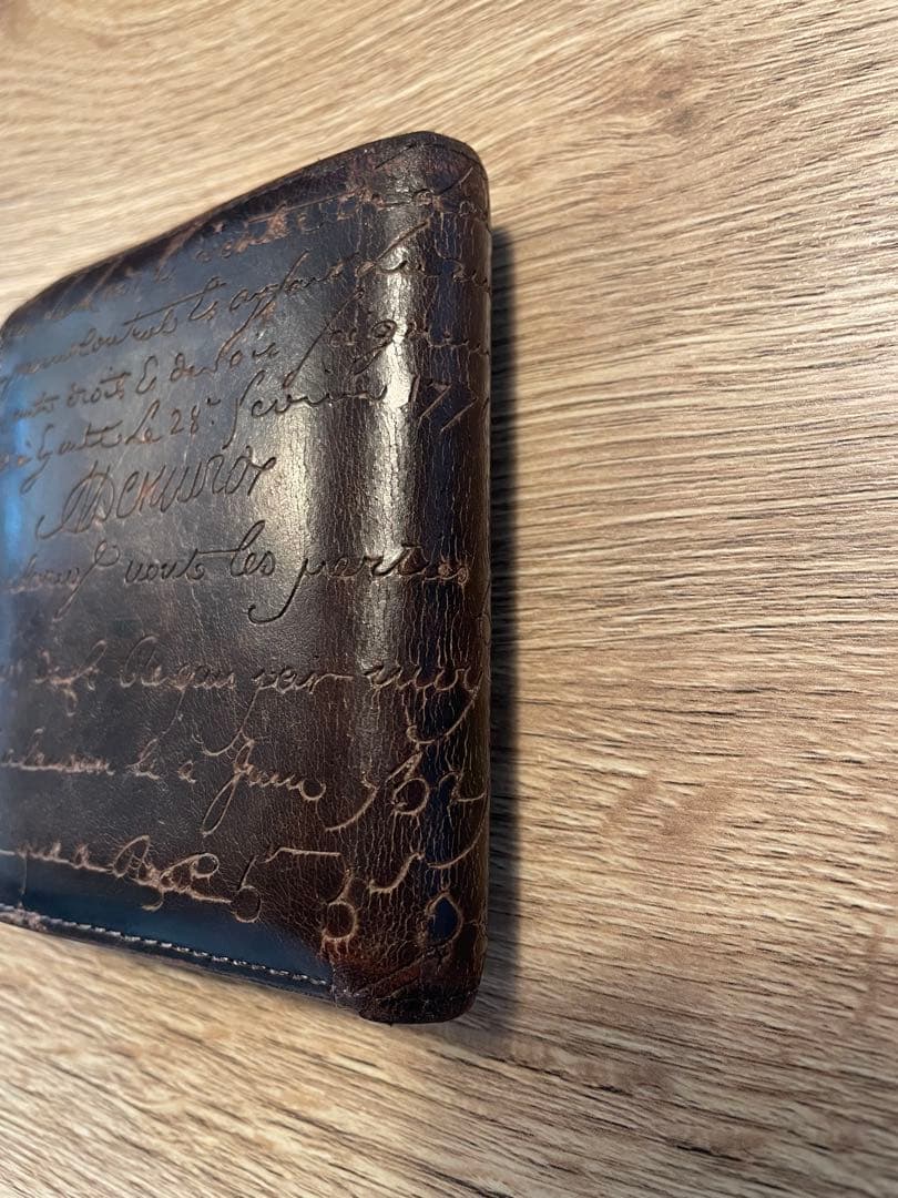 Berluti ベルルッティ カリグラフィー 二つ折り 財布