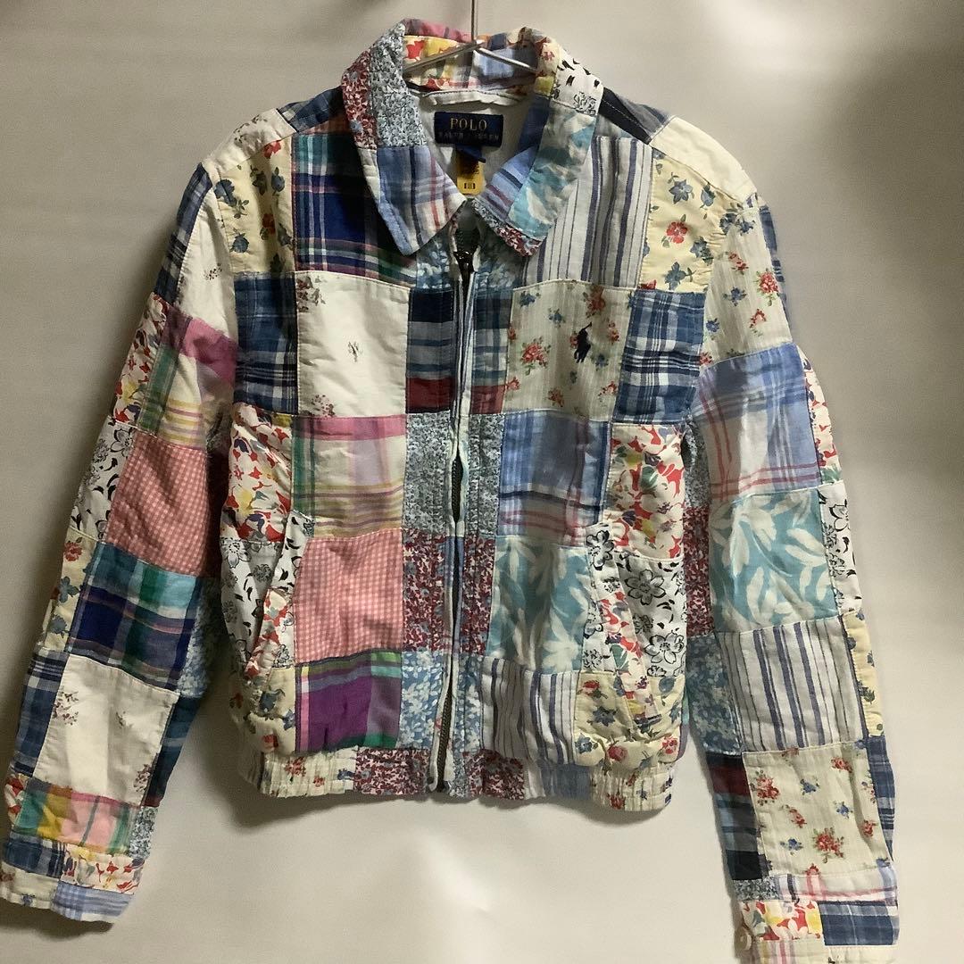 ポロラルフローレン　キッズ　パッチワークブルゾン　サイズ10