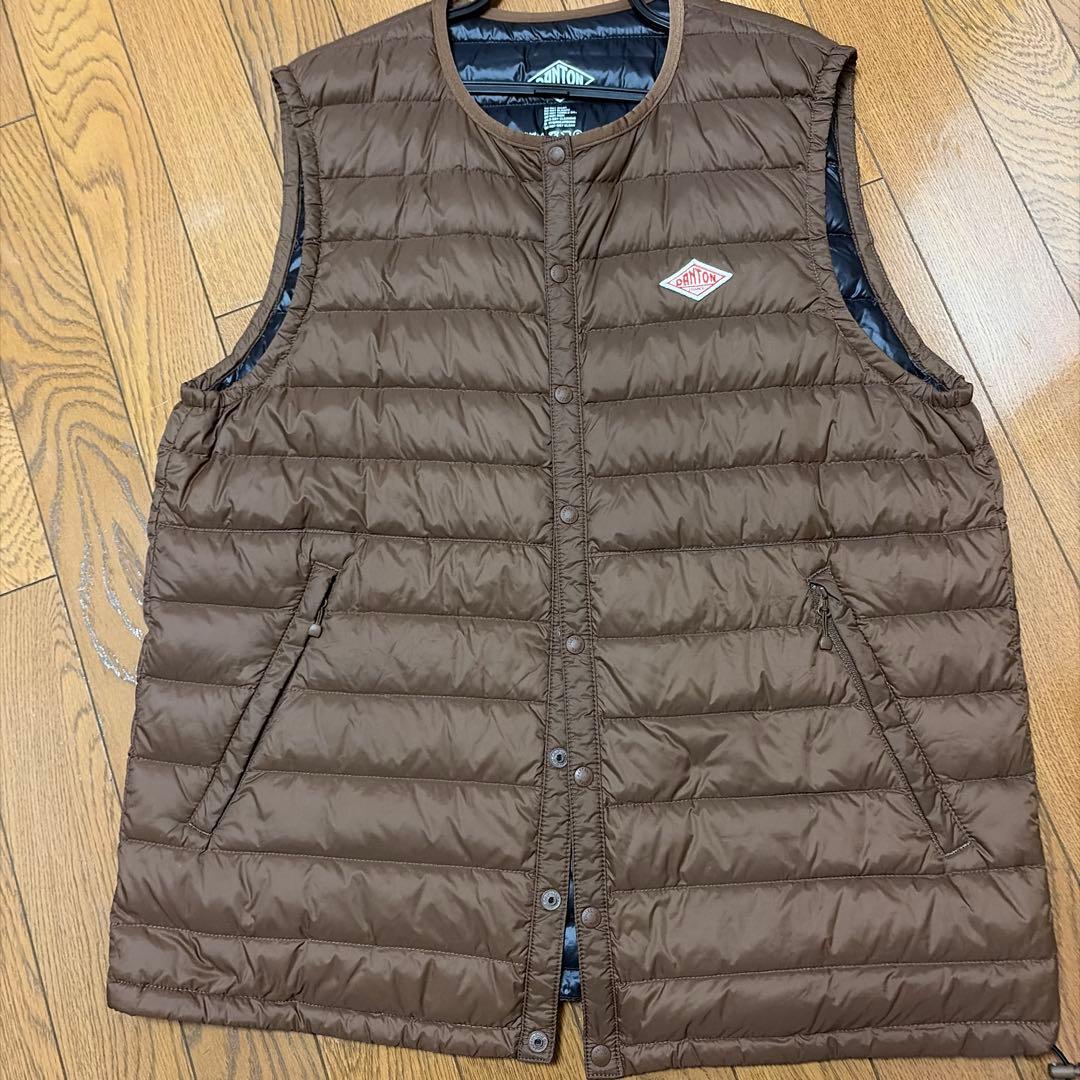 DANTONメンズダウンベスト