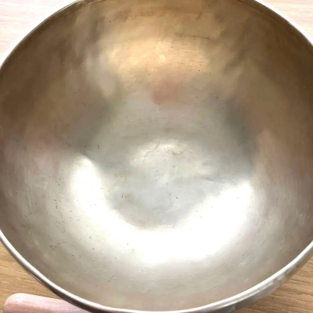 ４月２０日頃迄1.新品　7メタル　美品ゴールドシンギングボウル　シャキア氏工房