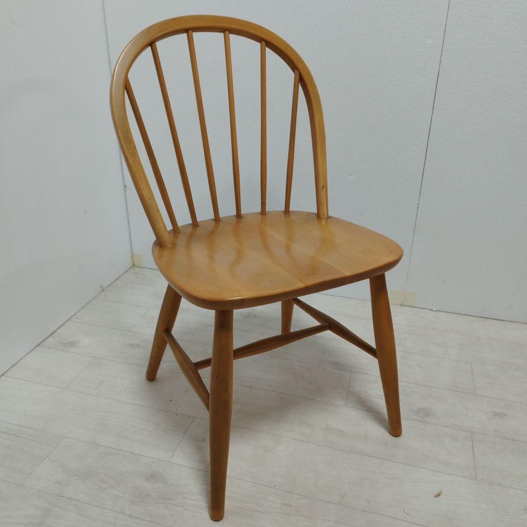 ③【鈴木】飛騨産業 キツツキ ウィンザーチェア 北欧 ダイニングチェア