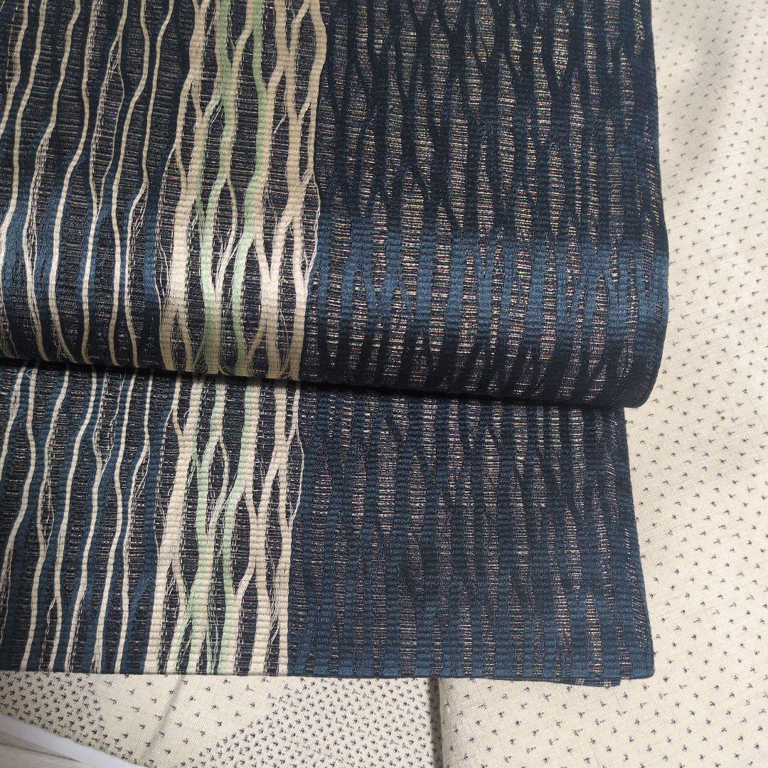 未使用美品 小森草木染工房 全通袋帯 リバーシブル