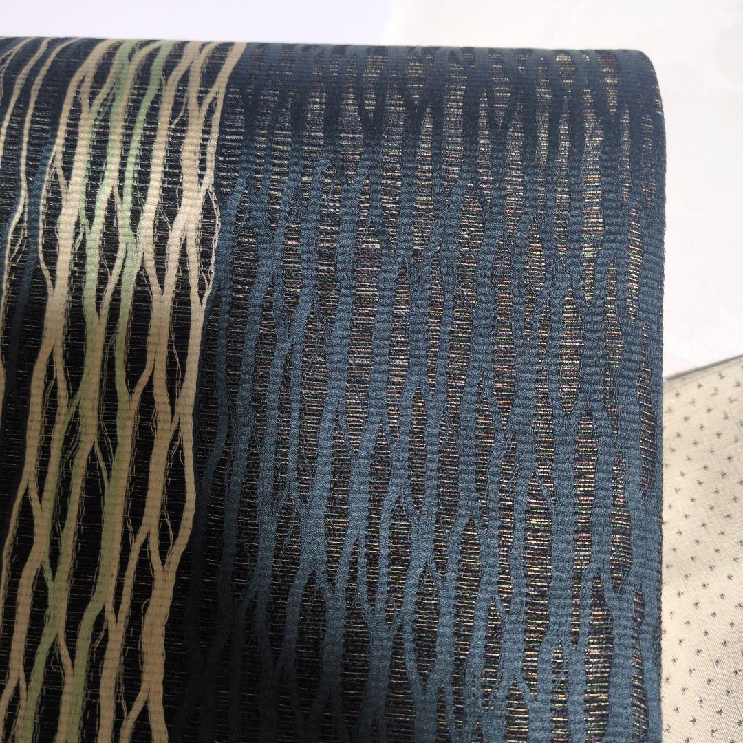 未使用美品 小森草木染工房 全通袋帯 リバーシブル