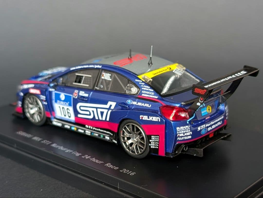 ミニカー EBBRO 1/43 SUBARU WRX STI No.106 2016