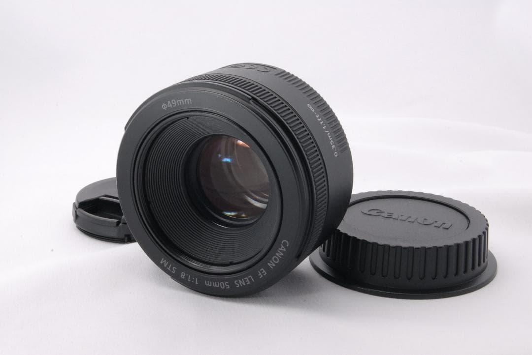 美品❣️一眼レフカメラ　単焦点レンズ Canon EF 50㎜ F1.8 STM