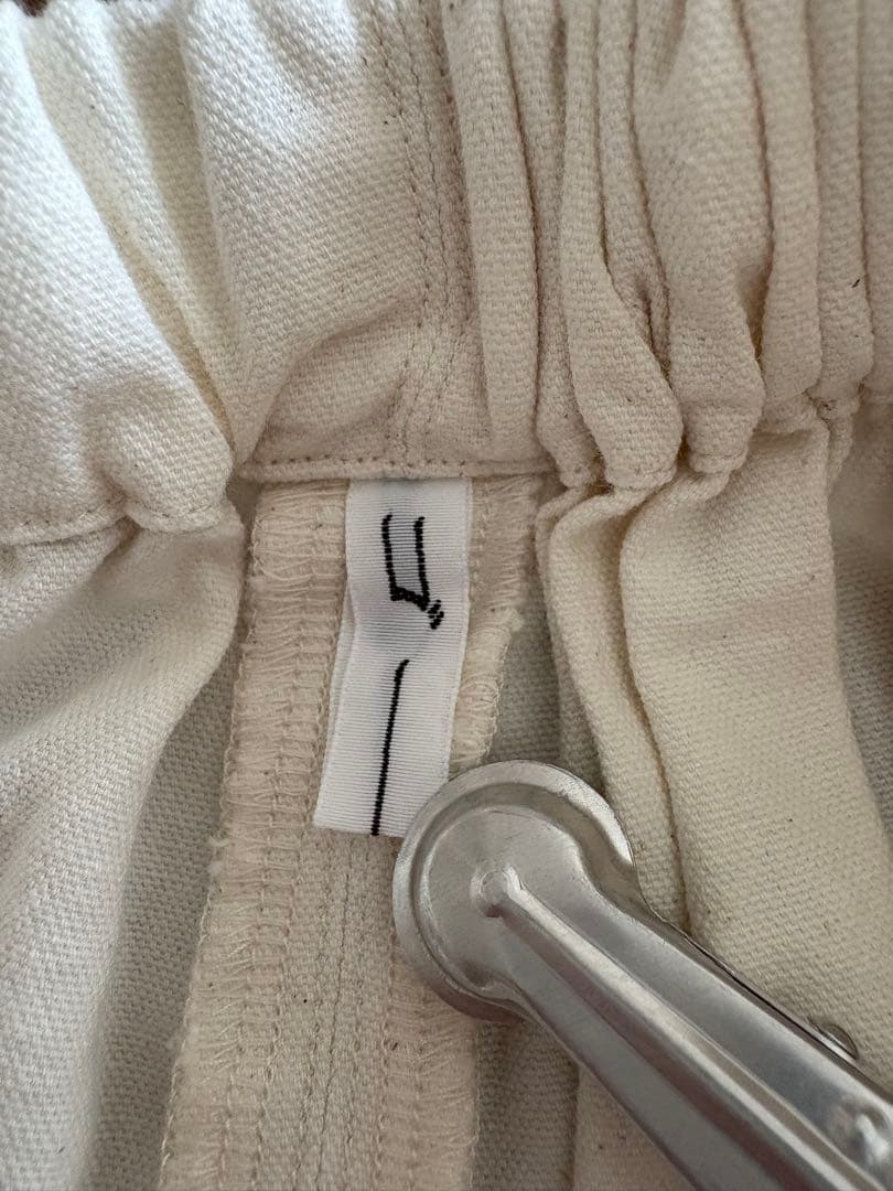 ゴーシュ コットンオックスワイドパンツ 8分丈キュロット