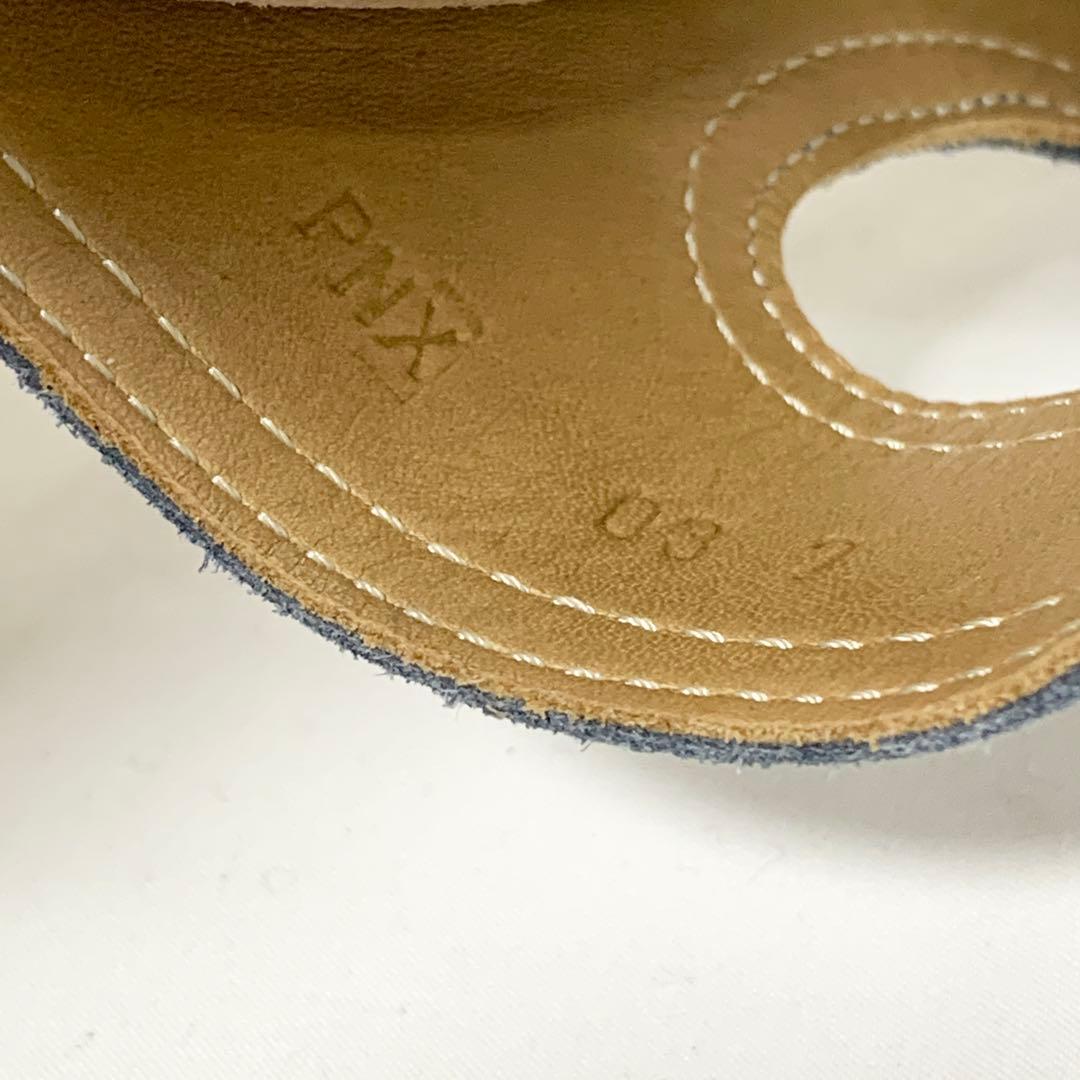 paul smith 【ポールスミス】レザーサンダル 7 ブルー イタリア製