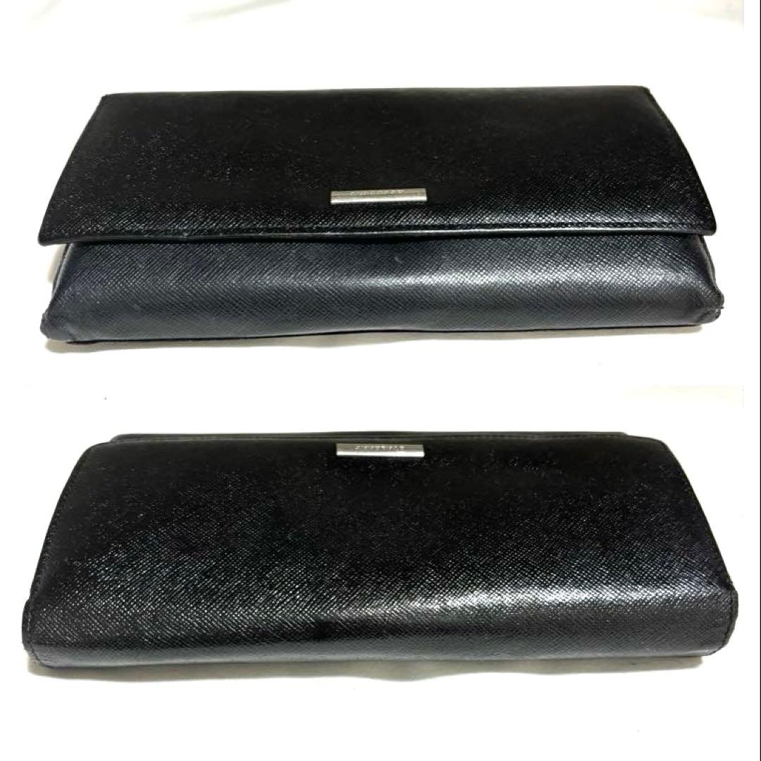 あちょら様　BURBERRY◆バーバリー ◆黒ブラック◆ノバチェック◆長財布