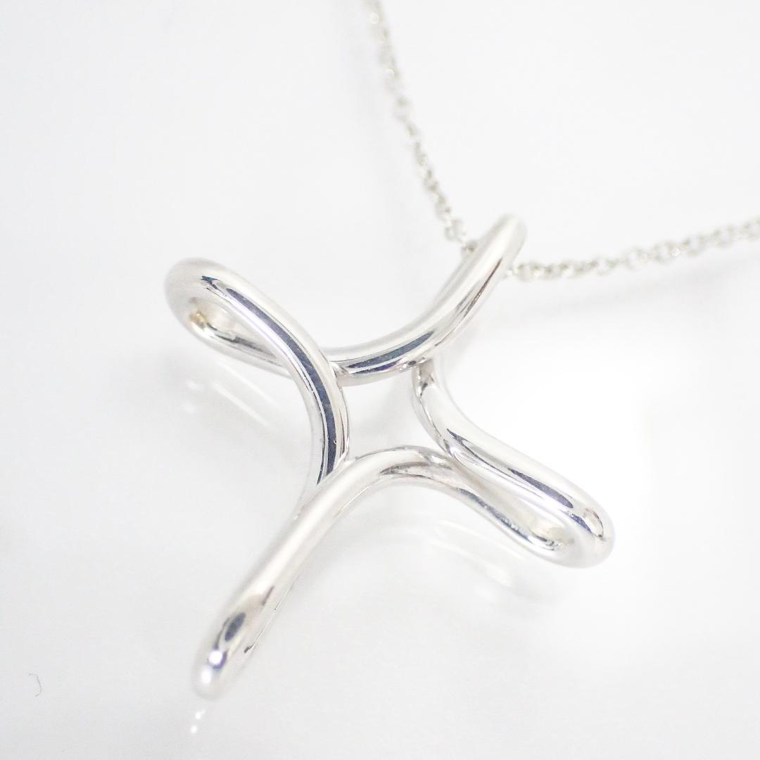 ティファニー TIFFANY インフィニティクロス ネックレス シルバー