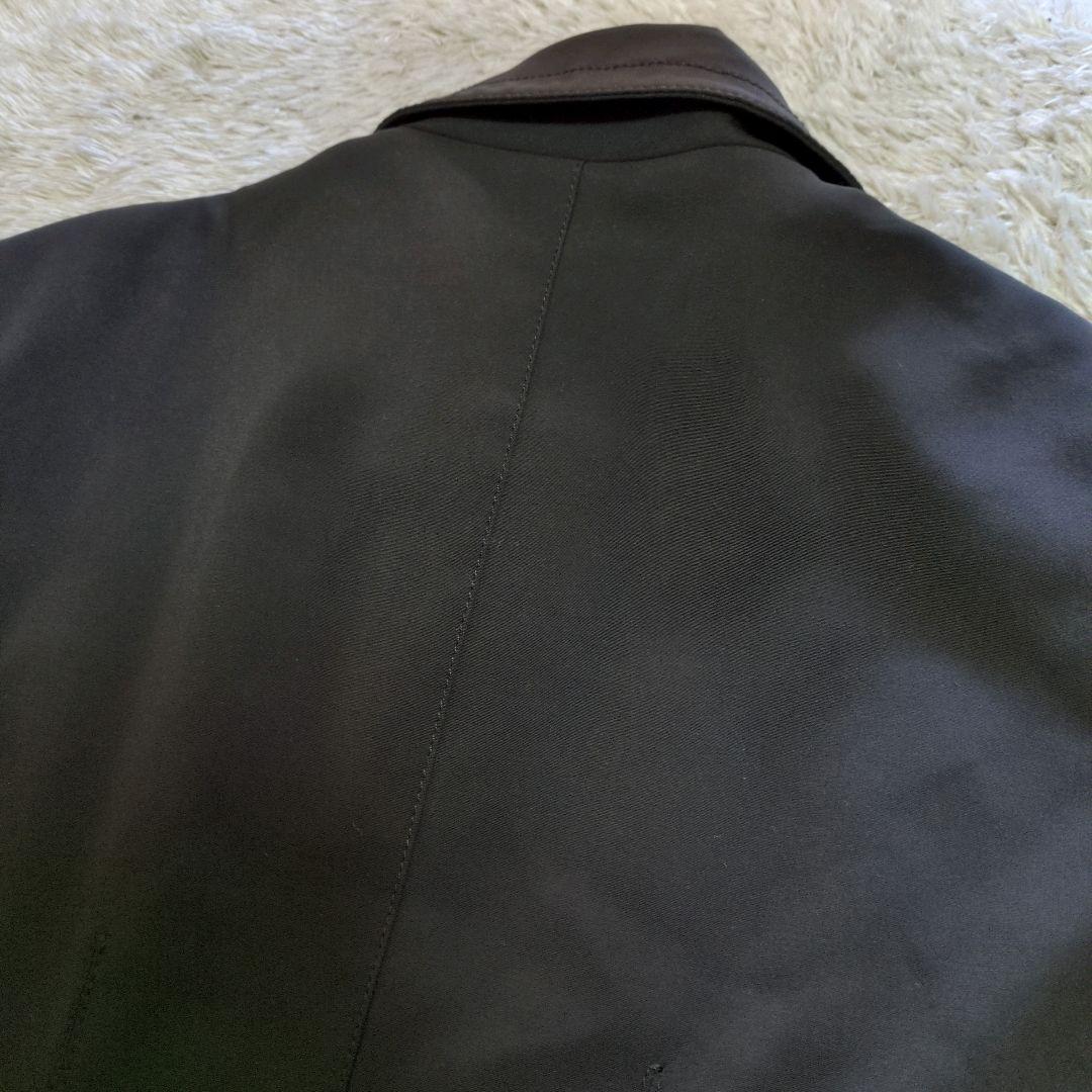 PRADA　プラダ　ロングコート　ステンカラーコート　ブラック　42