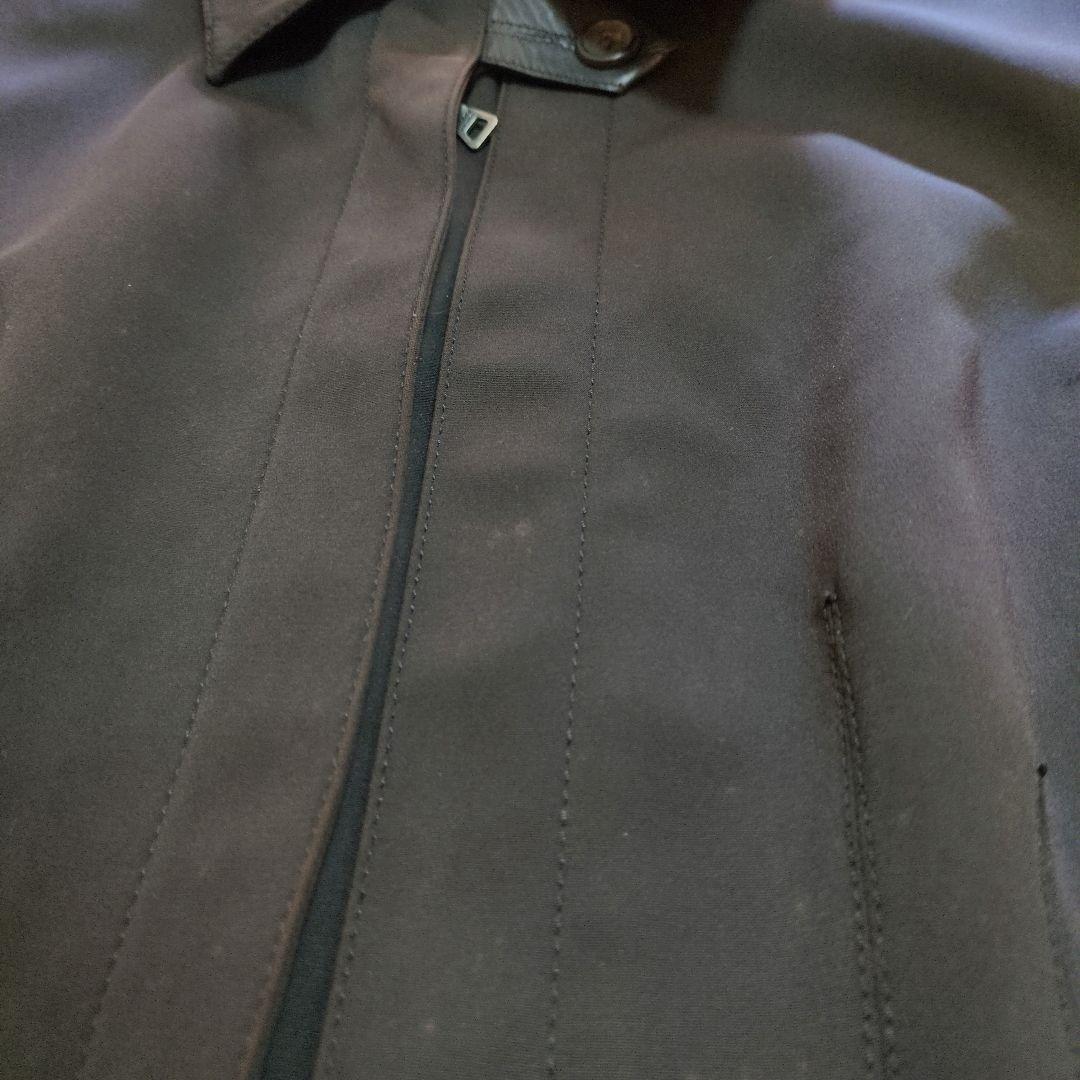 PRADA　プラダ　ロングコート　ステンカラーコート　ブラック　42