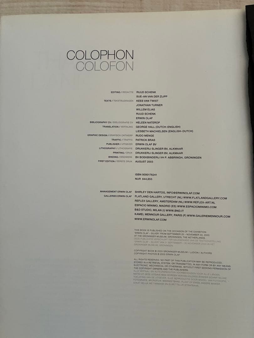 Erwin Olaf 2冊セット