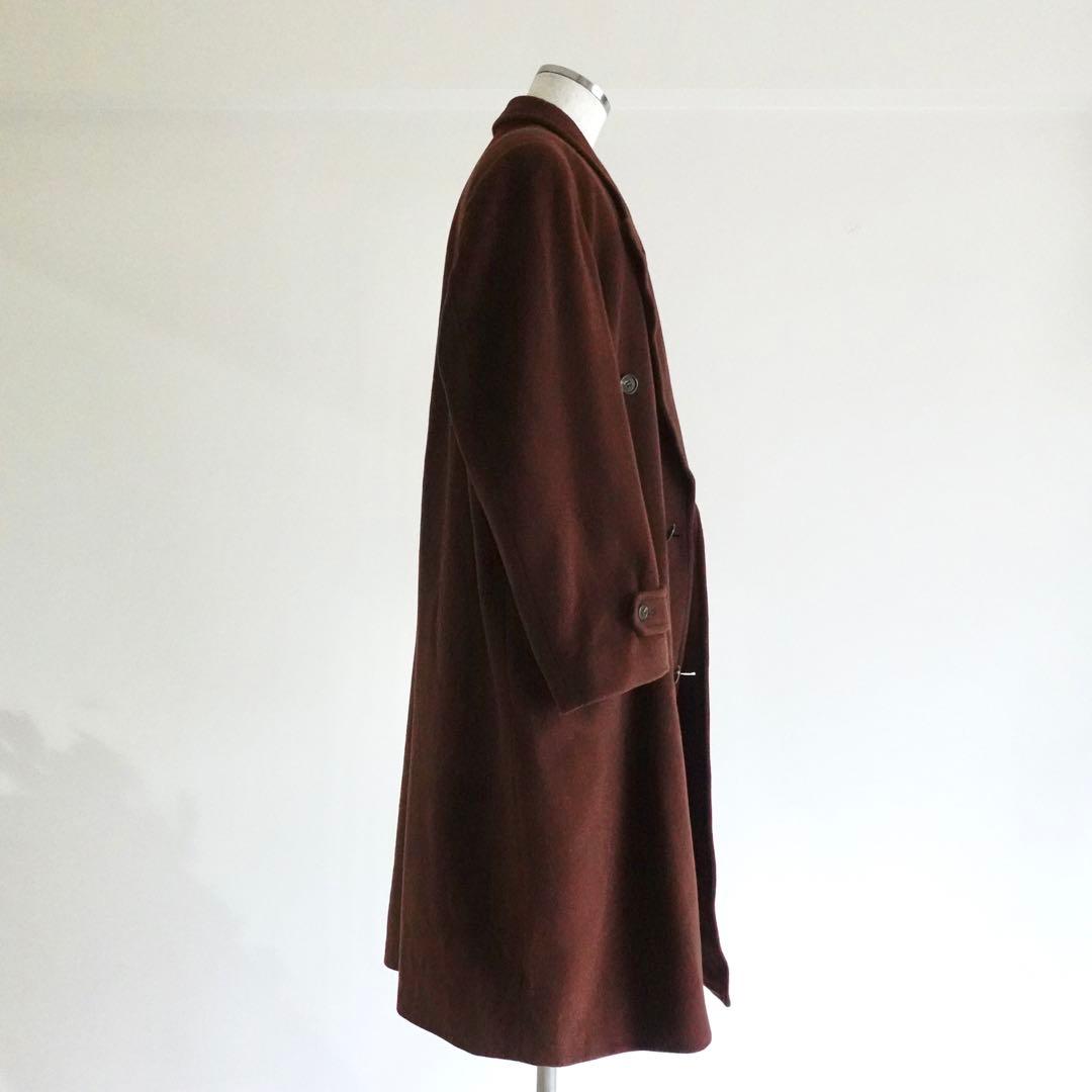 1980s Lanificio カシミアウールダブルチェスターコート　イタリア製