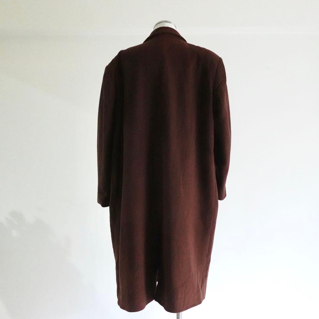 1980s Lanificio カシミアウールダブルチェスターコート　イタリア製