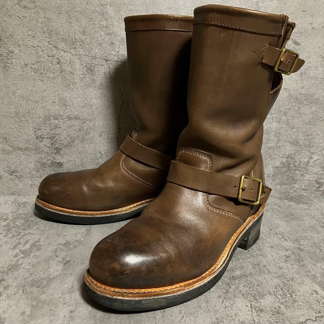 極美品　フープディドゥ　エンジニアブーツ　ワークブーツ　ブラウン　2207