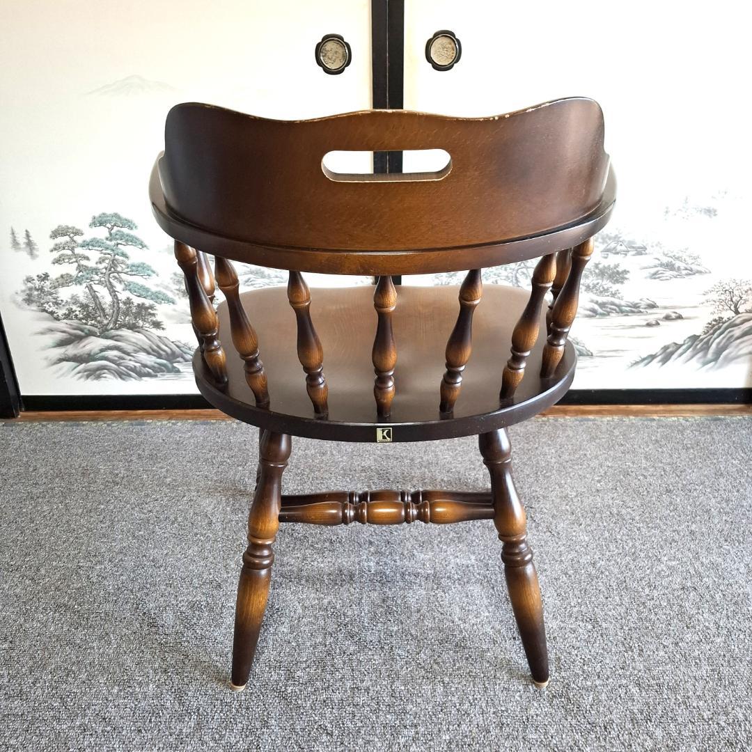 ④★飛騨産業★キツツキマーク★ウィンザーチェア★ダイニングチェア★