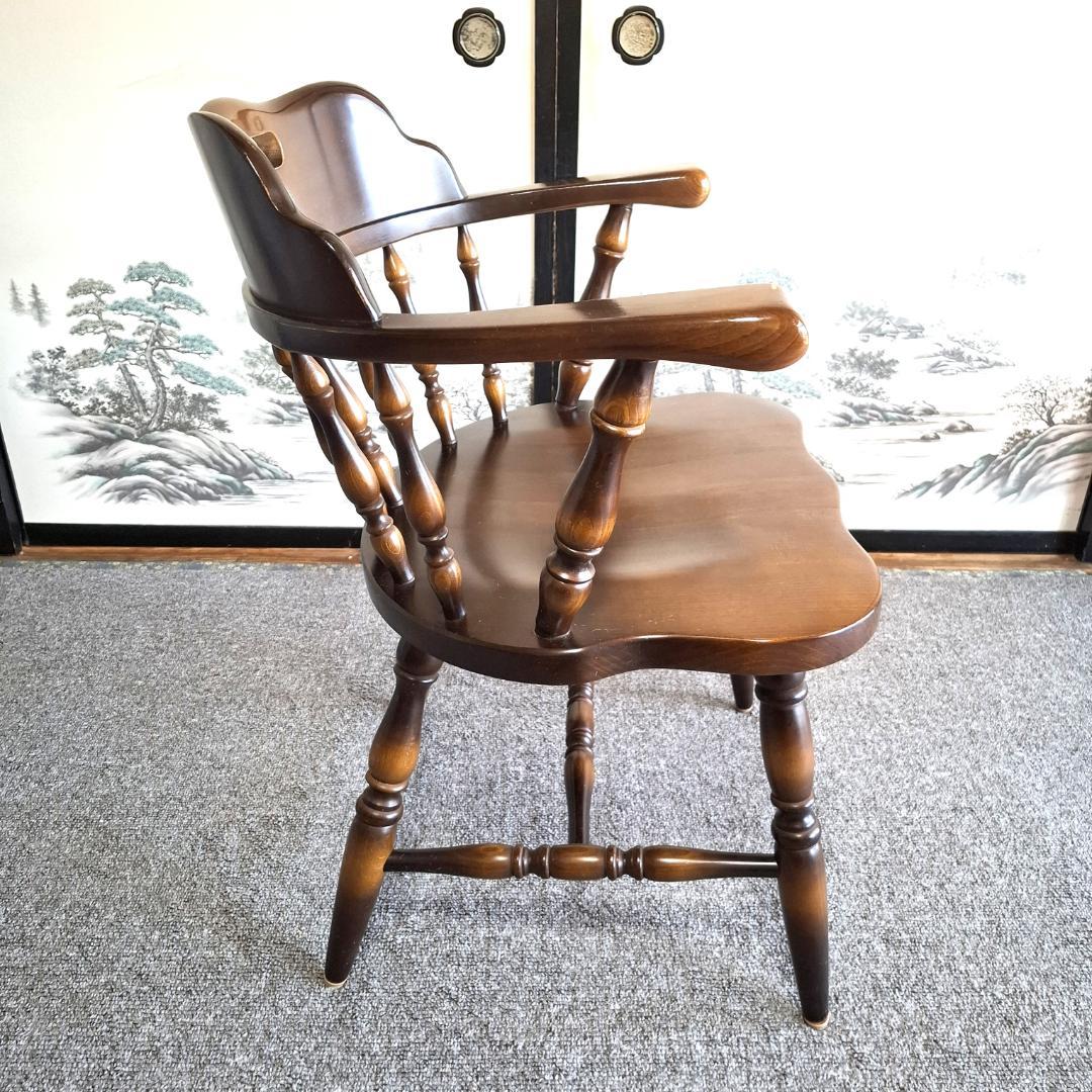 ④★飛騨産業★キツツキマーク★ウィンザーチェア★ダイニングチェア★