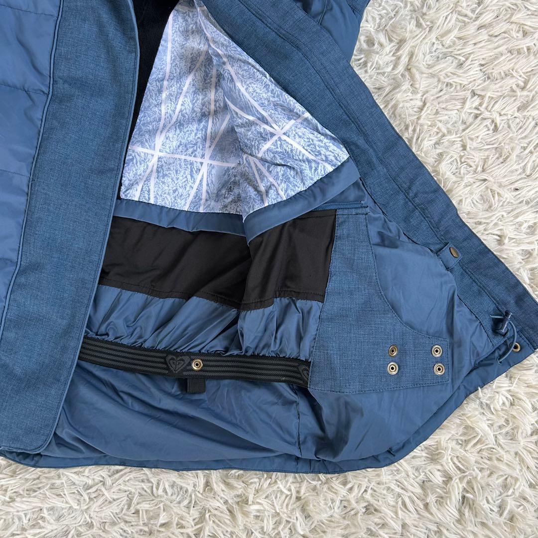 ロキシー　スキースノーボードウェア レディース M ブルー　群青色　中綿ダウン