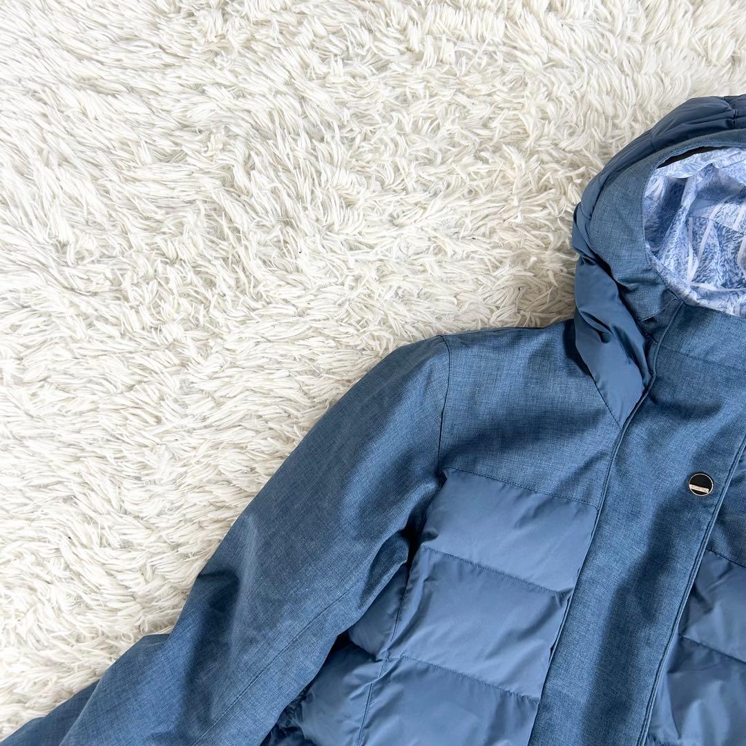 ロキシー　スキースノーボードウェア レディース M ブルー　群青色　中綿ダウン