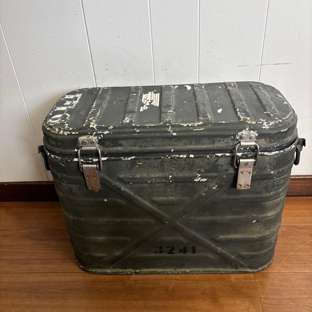 米軍　実物　フードコンテナ ODグリーン 送料無料　②