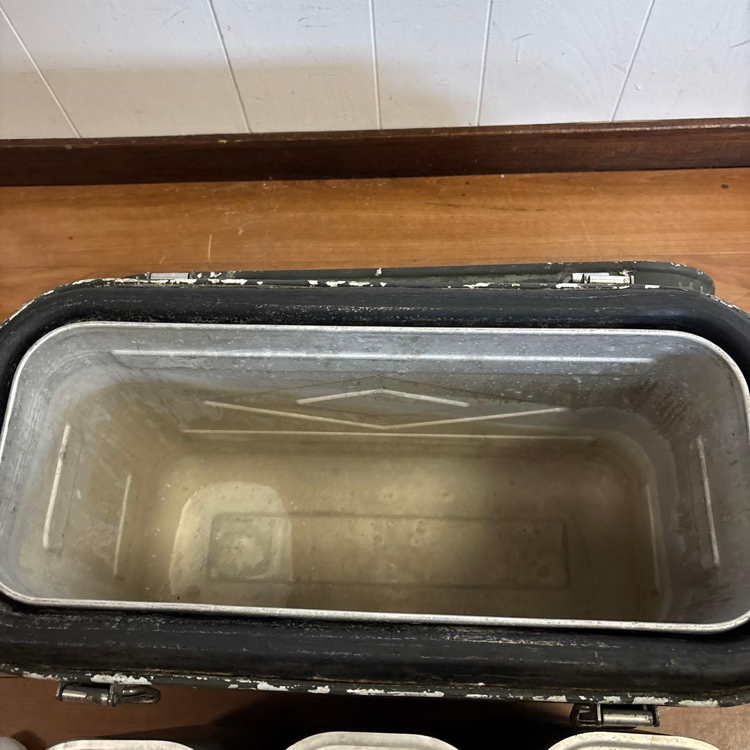 米軍　実物　フードコンテナ ODグリーン 送料無料　②