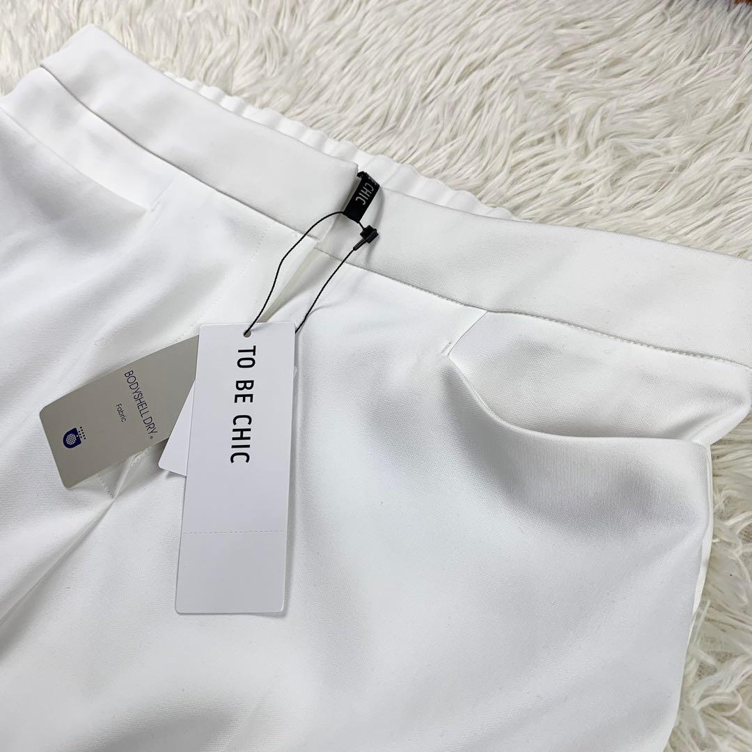 【チャコ様】新品トゥービーシック　ボディシェルパンツフラワーラインストーン　44