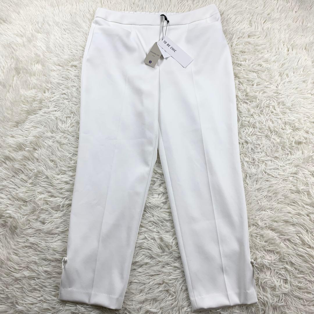 【チャコ様】新品トゥービーシック　ボディシェルパンツフラワーラインストーン　44