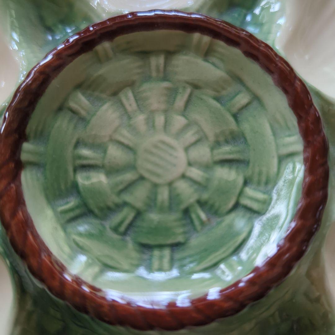 にこ 貝の形を模したオシャレなお皿＆木製皿立て台✨