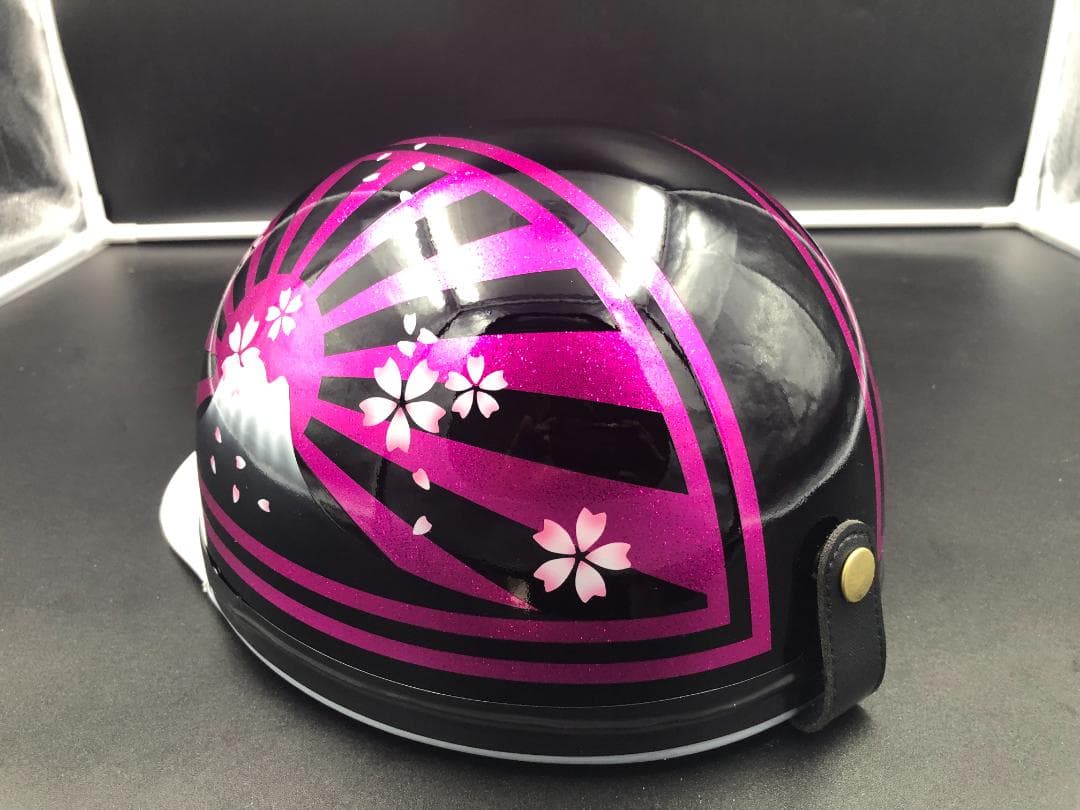 コルク半　カスタム　富士日章　三つボタン　ブラックピンク　桜　高級クリヤ送料無料