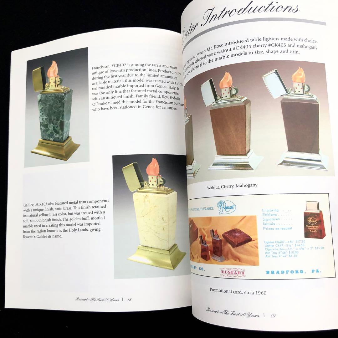 【ZIPPO】ローズアート社創業50周年記念 写真集「ROSEART」限定150