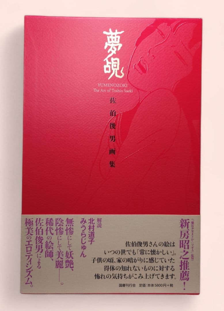 【初版・帯付】『夢覘 = YUMENOZOKI : 佐伯俊男画集』（国書刊行会）