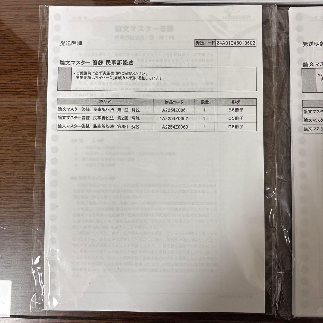 論文マスター答練　伊藤塾