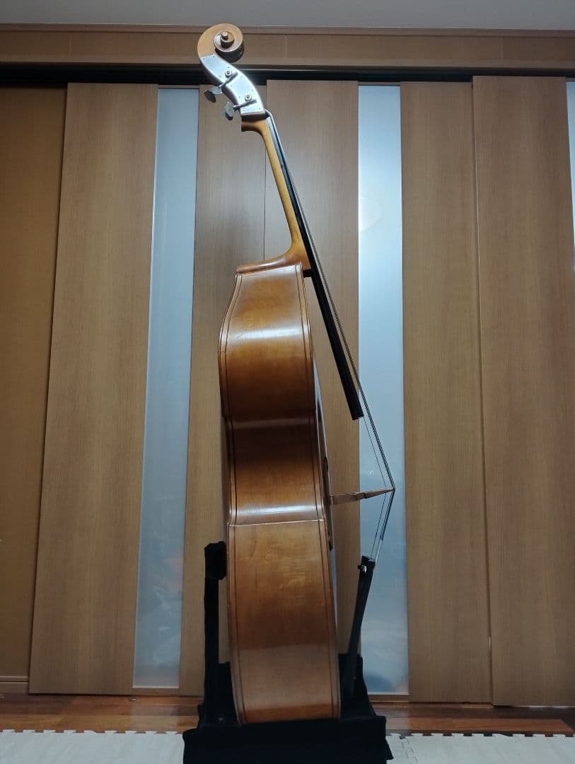 【引取限定】古いコントラバス(CREMONA社製？)とケース