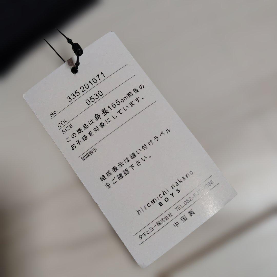 希少新品 ヒロミチナカノ フォーマルスー165B 4点セット　大きめ　卒業式