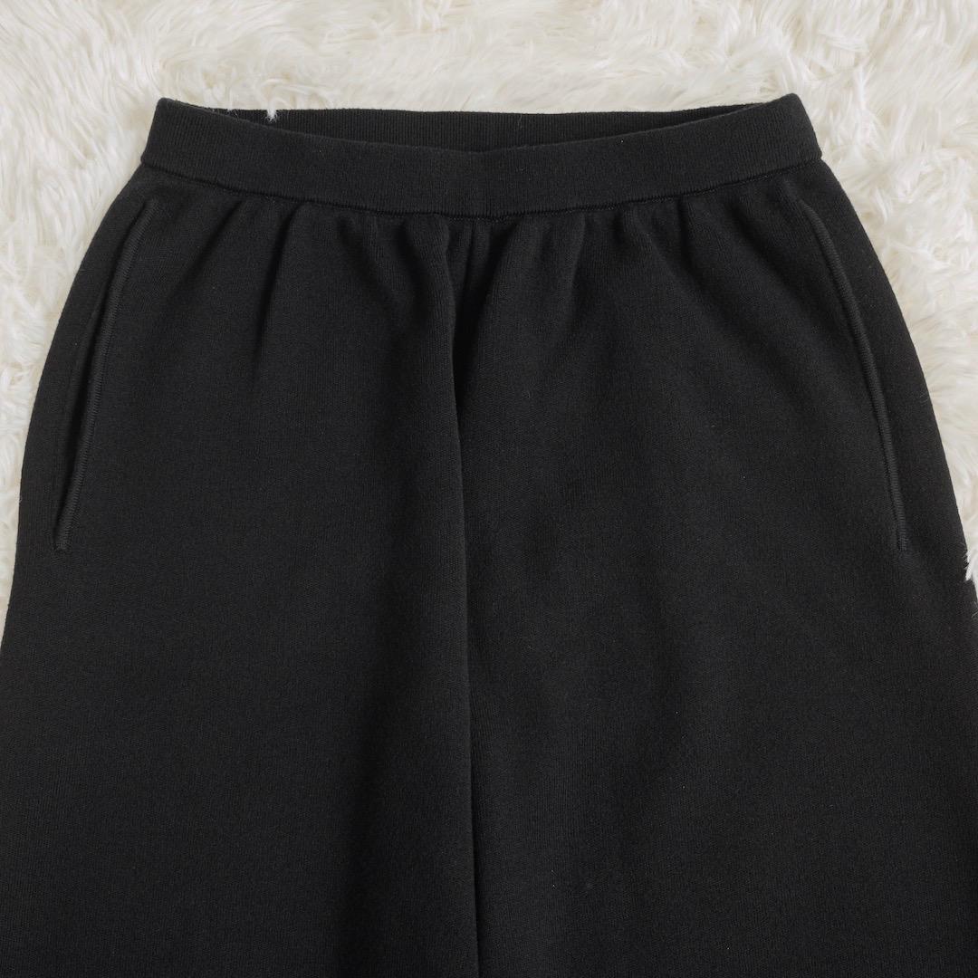 美品 ウィムガゼット 24AW GEMINI 14Gスムースニットパンツ