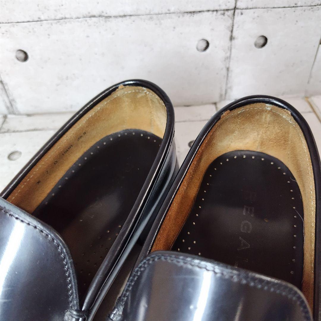 【人気モデル】REGAL コブラヴァンプ ローファー 黒 本革 日本製 25.5