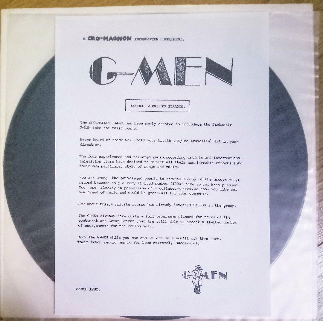 洋楽 G-MEN - DARK TRAIN (12'EP Vinyl )