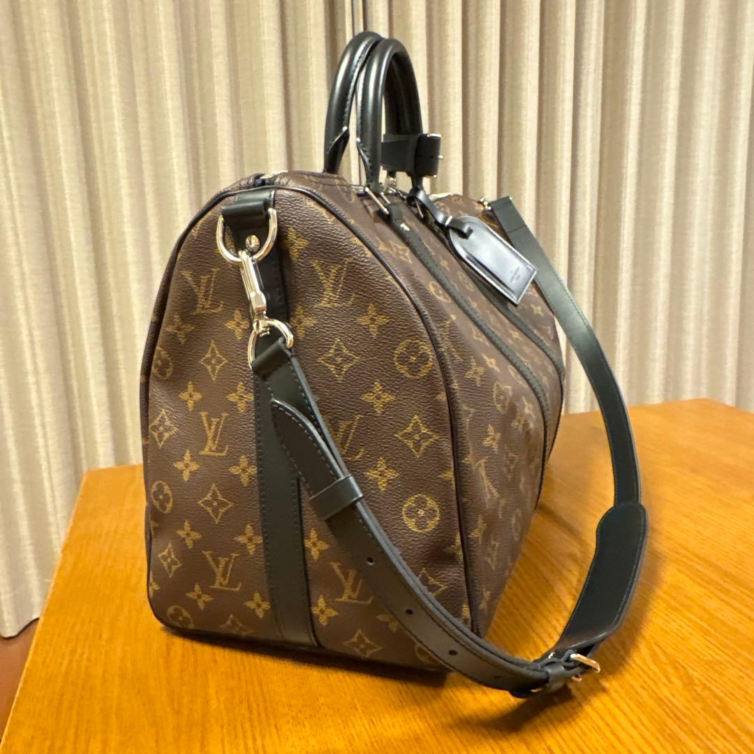 ルイヴィトン　キーポルバンドリエール45 モノグラムマカサー　M56711
