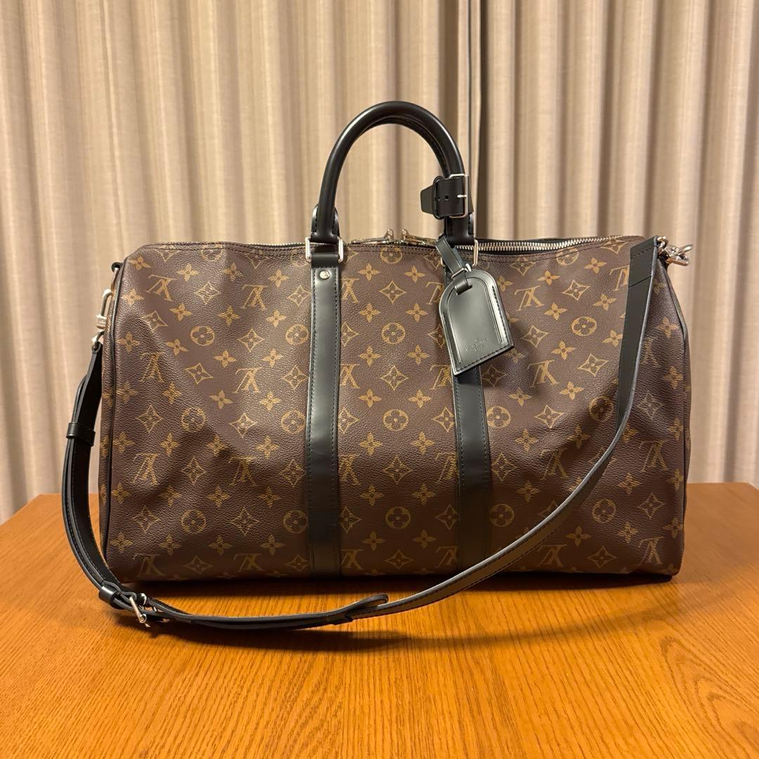 ルイヴィトン　キーポルバンドリエール45 モノグラムマカサー　M56711