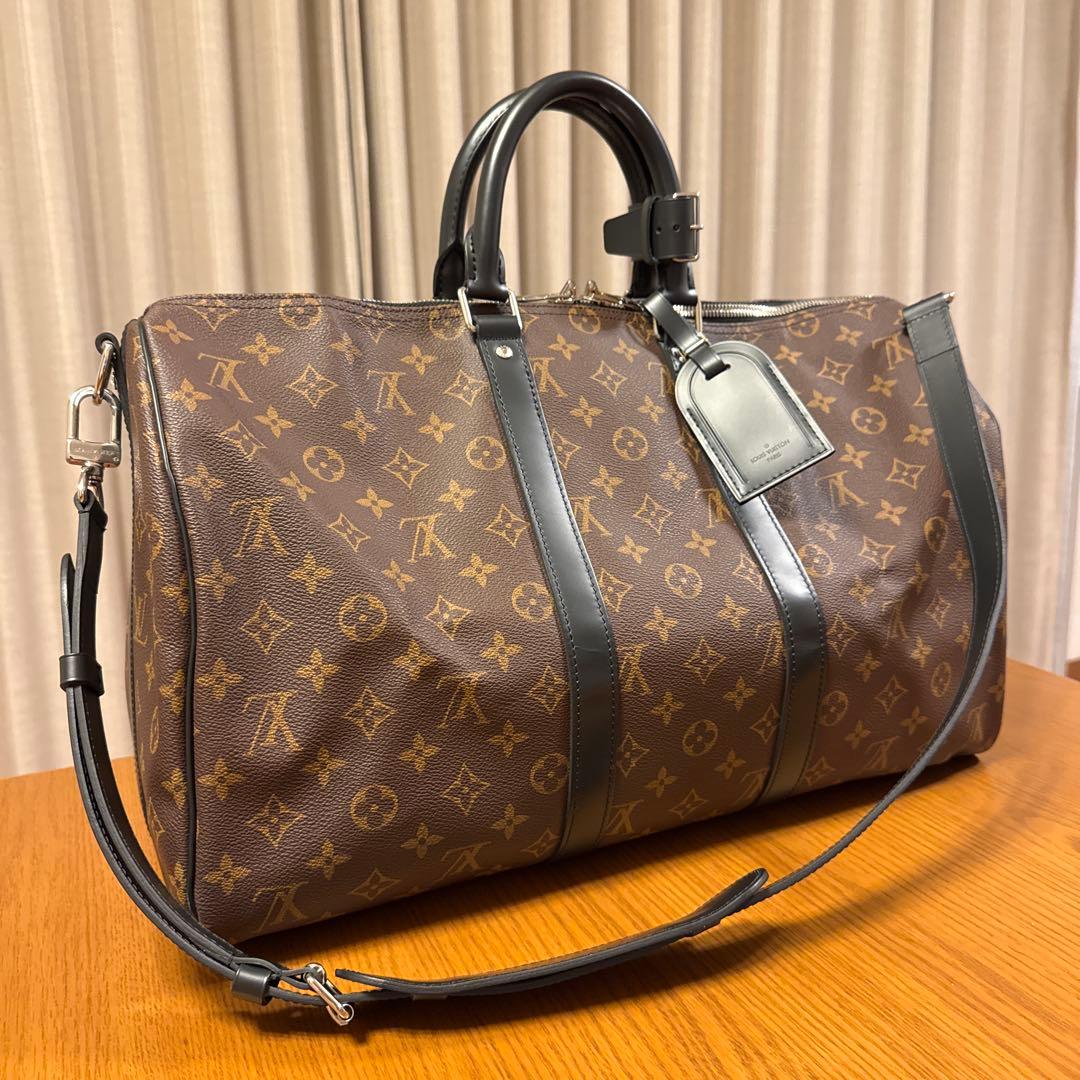 ルイヴィトン　キーポルバンドリエール45 モノグラムマカサー　M56711
