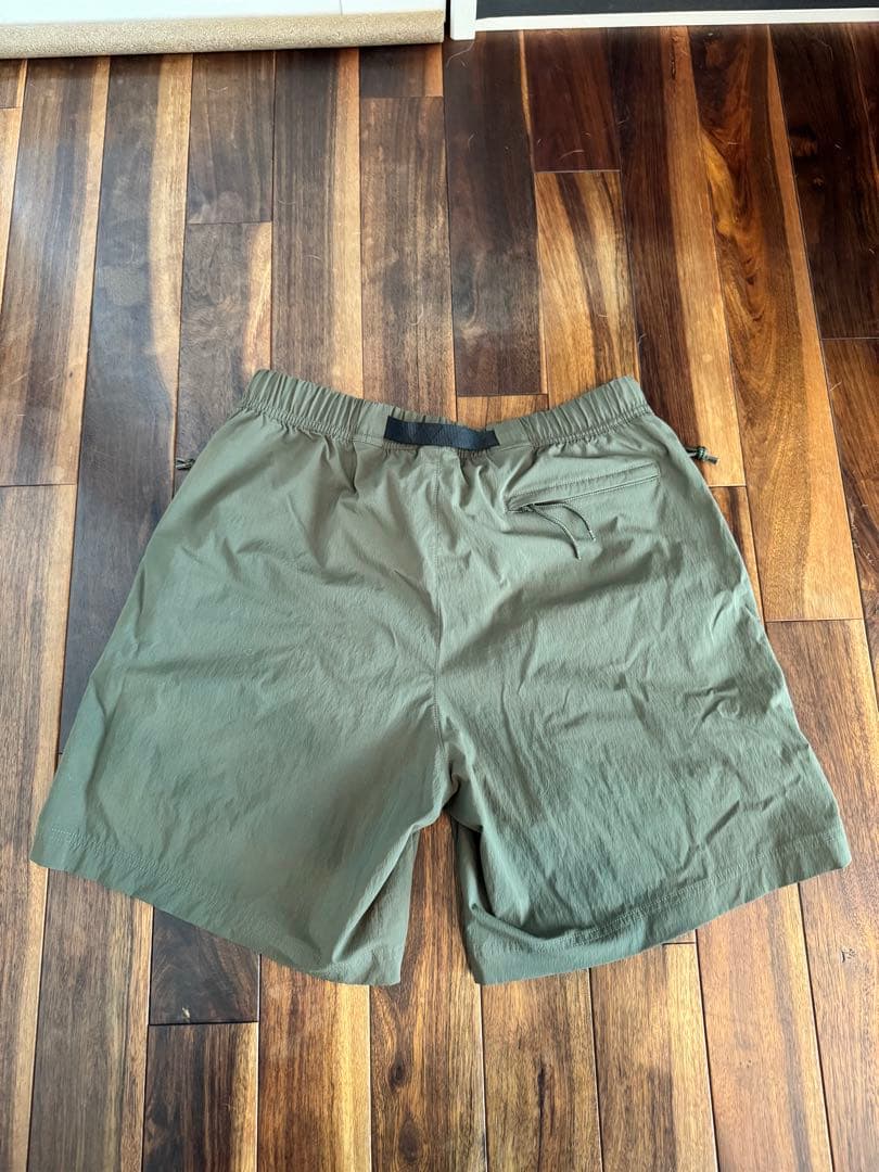 acg カーゴショートパンツ ショーツ 短パン カーキ M マルチポケット