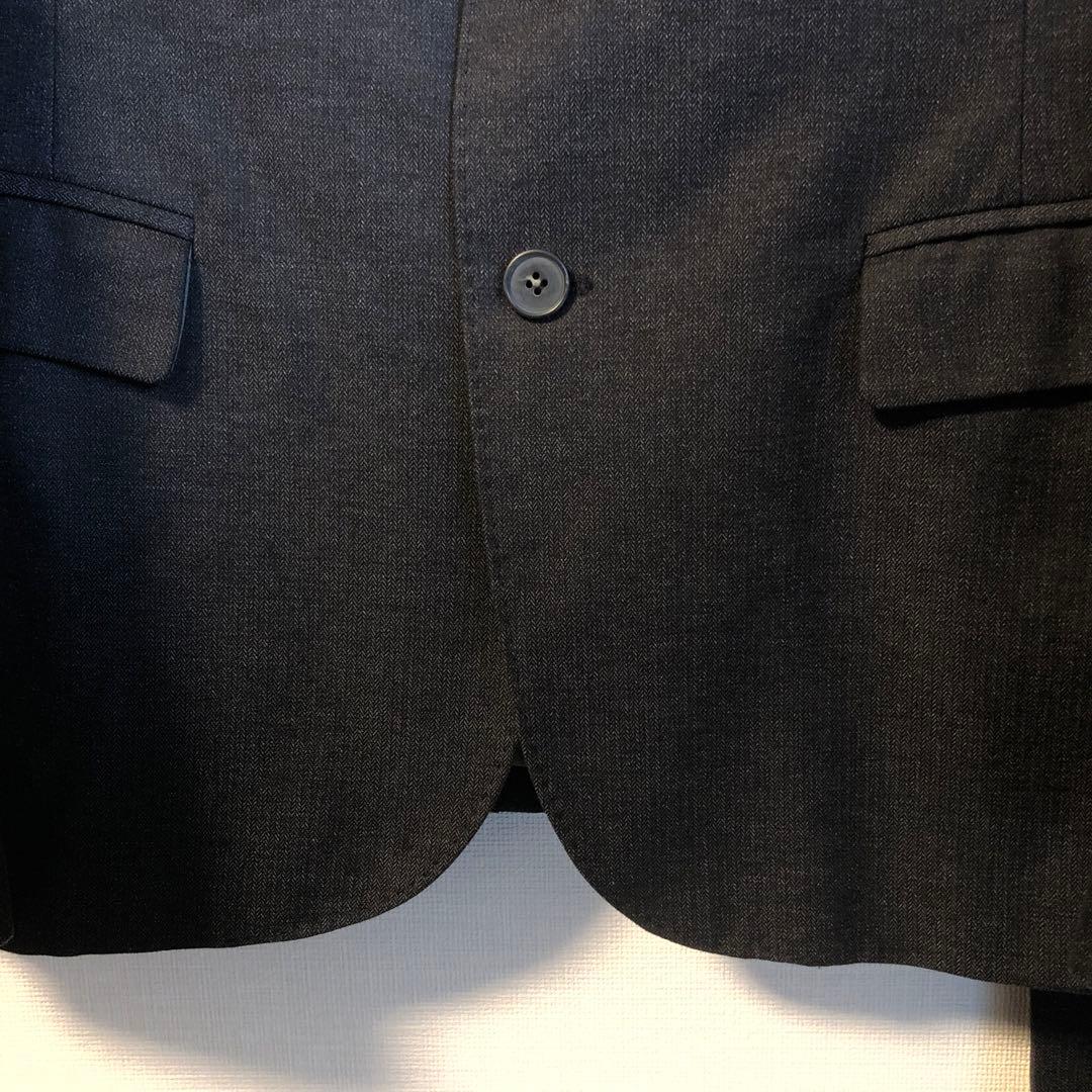 MARCEL LASSANCEマルセルラサンスヘリンボーンスーツグレー52