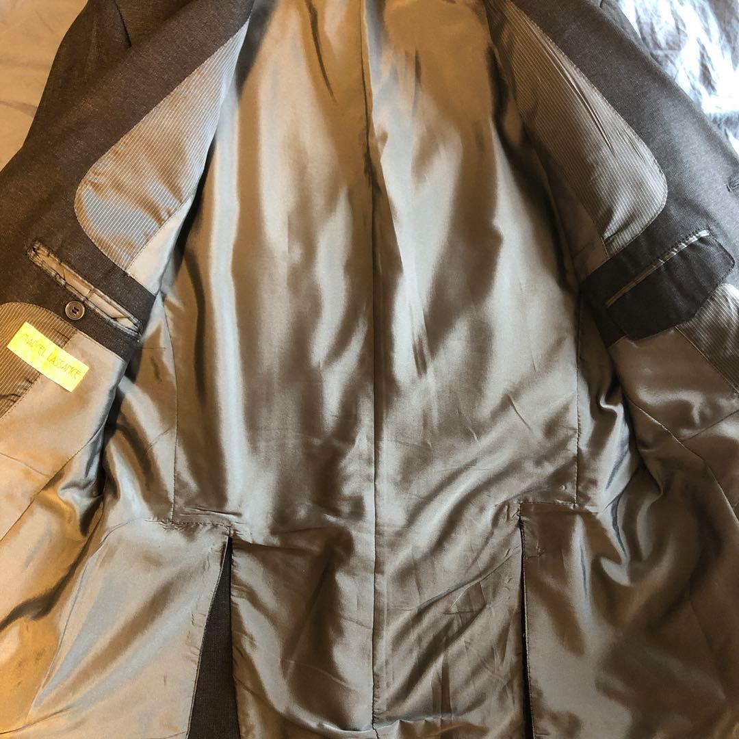 MARCEL LASSANCEマルセルラサンスヘリンボーンスーツグレー52